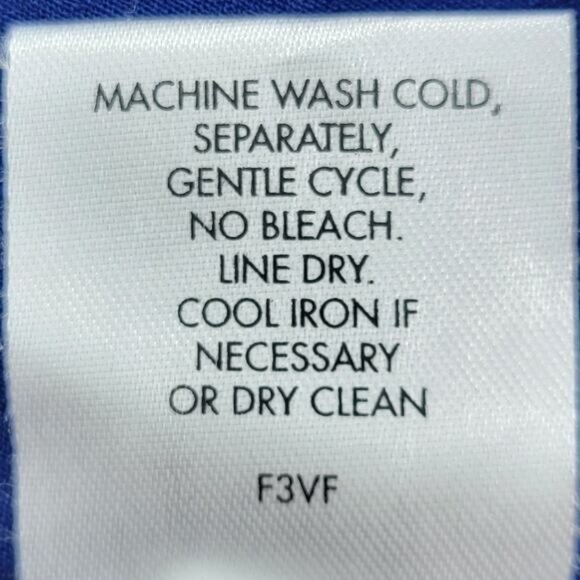 Eileen Fisher A-Line Dress Petite Large Blue - Picture 7 of 8